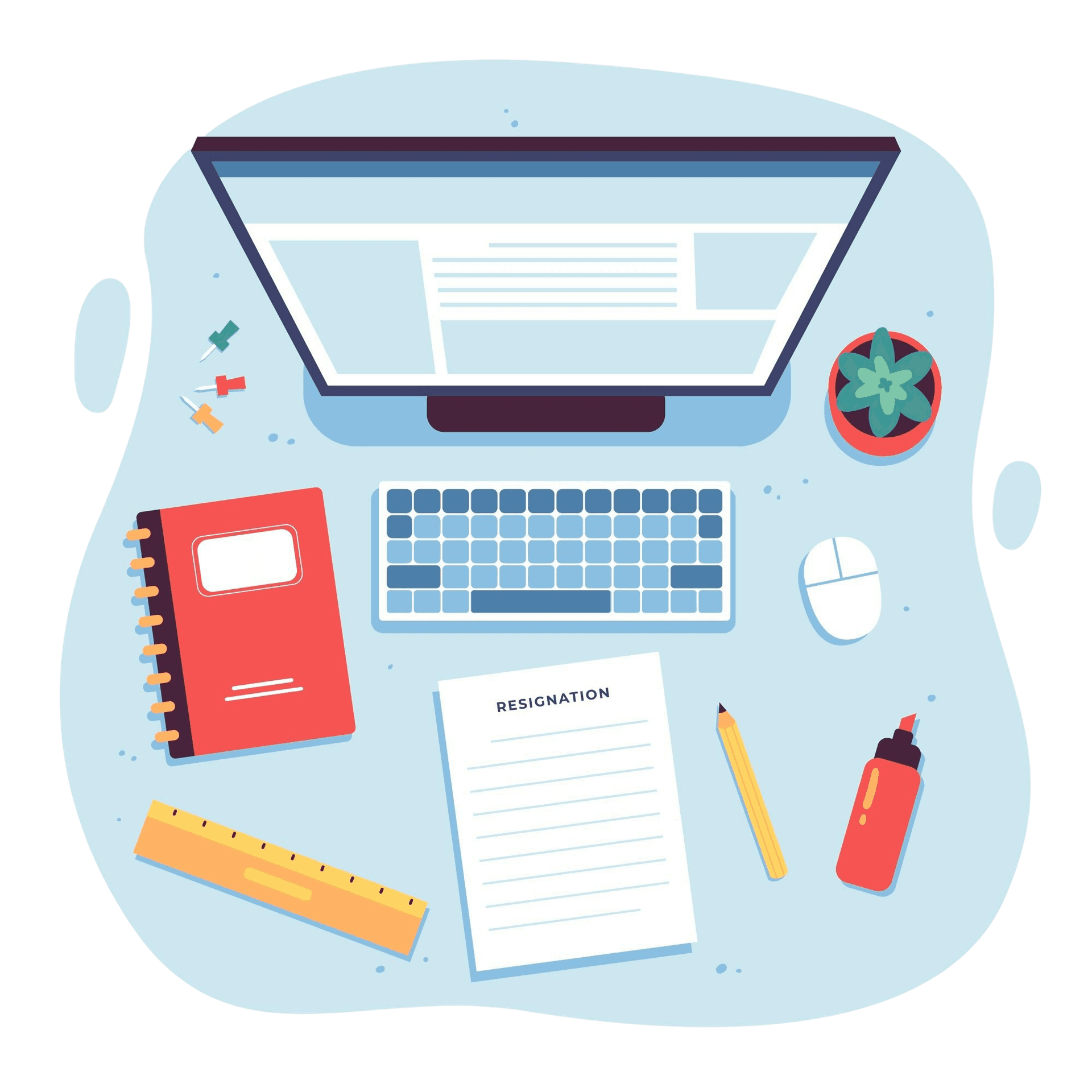 Books and watches on a desk (dark)